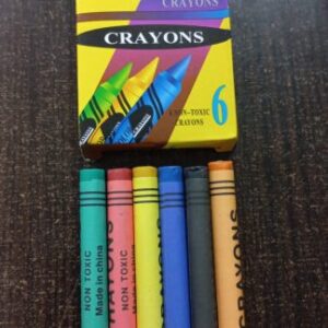 cajita con 6 crayones precio por 1 cajita