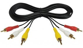 CALBLE 3 RCA A 3RCA PARA DVD SUELTO 1.5 METROS