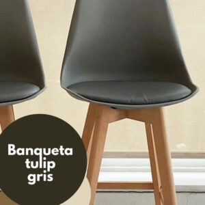 Banqueta Tulip Gris