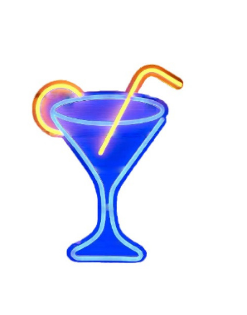 CARTEL NEON LED 689 COPA TRAGO 31X40 Codigo: 2-570