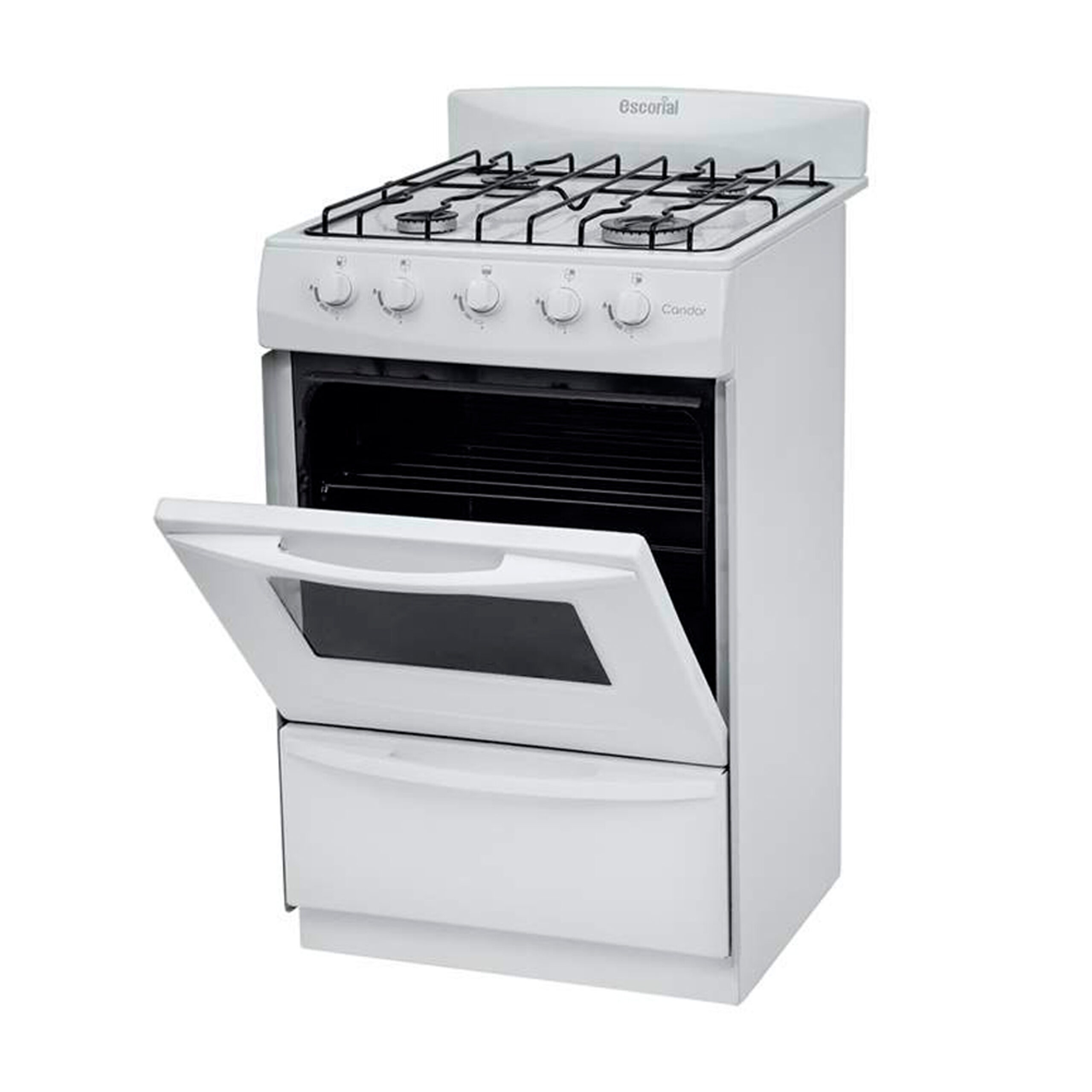 COCINA ESCORIAL CANDOR S2 GAS NATURAL 51CM 4 HORNALLAS