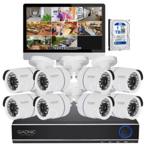 KIT AHD CCTV CAMARAS 8 CON DISCO 1 TB