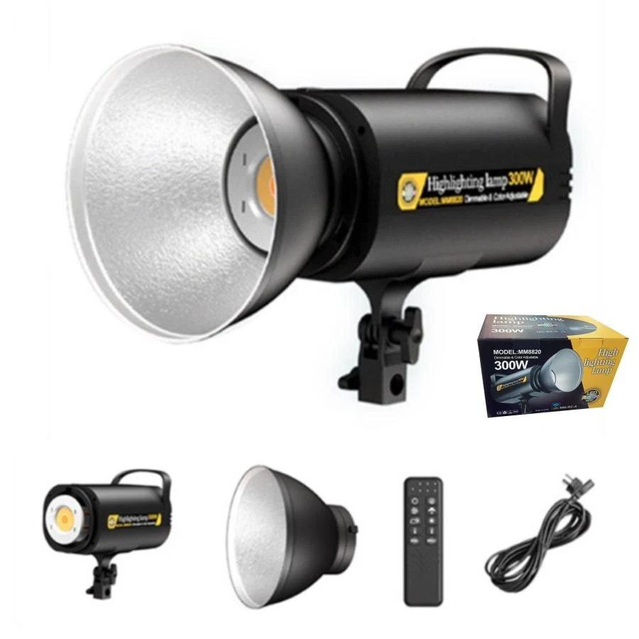 MM8820 LUZ FOTOGRAFICA DE 3 COLORES DE 300W CON CUBIERTA DE ALUMINIO - Imagen 2