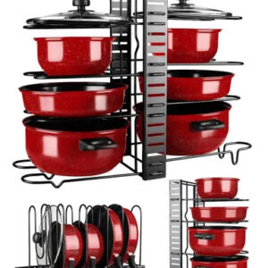 Organizador Alacena 3 Estantes Regulables -multiuso-ollas EX0218