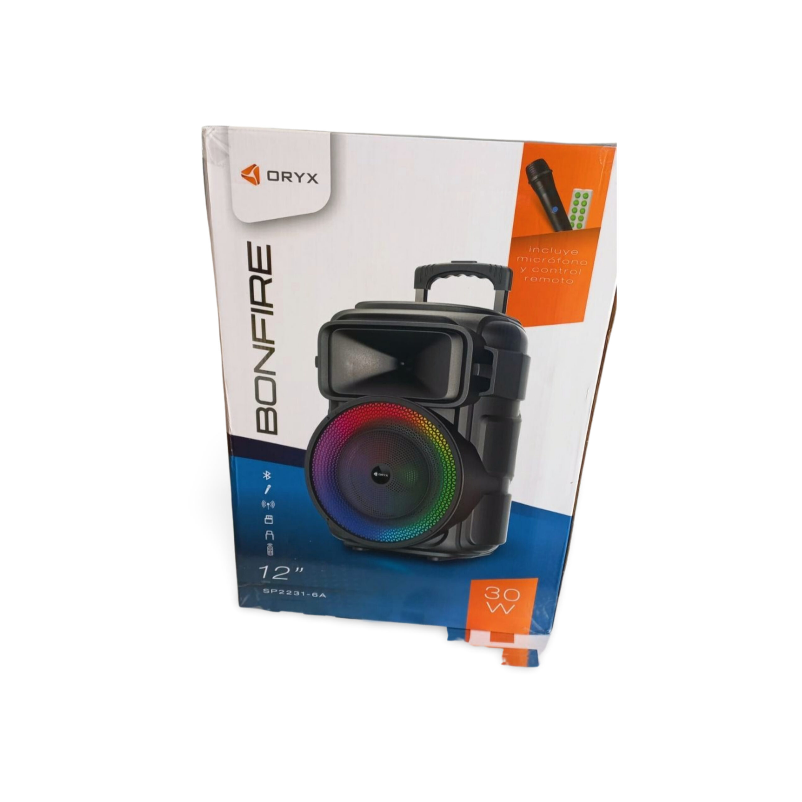 PARLANTE SPEAKER MS-3627BT 3.24 2 x4″ con luces