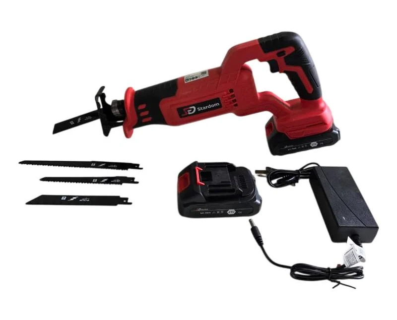 Sierra Sable Inalámbrica Madera/metal + 2 Bats SARDOM SD8001 - Imagen 2