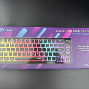 TECLADO MECANICO RGB PUDDING NOGA NKB-67