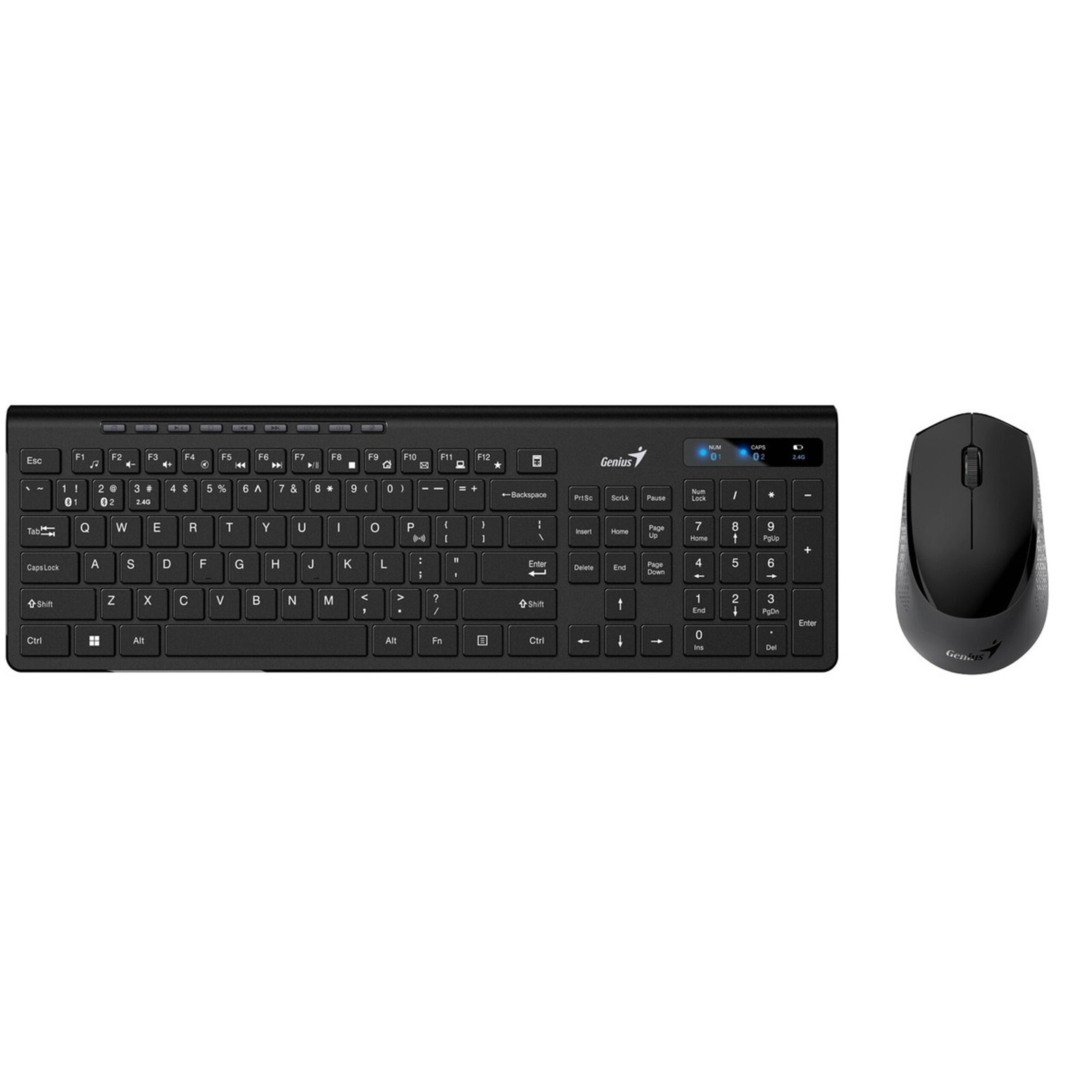 TECLADO Y MOUSE GENIUS SLIMSTAR 8230 BLUETHOOT E INAL 2.4