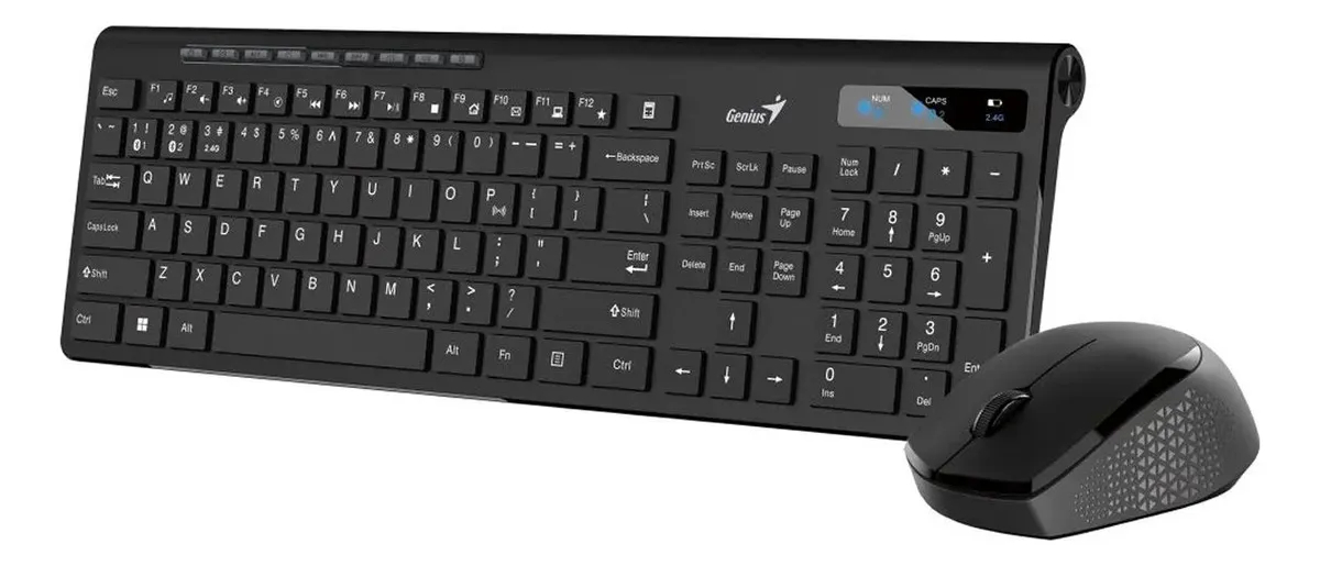 TECLADO Y MOUSE GENIUS SLIMSTAR 8230 BLUETHOOT E INAL 2.4 - Imagen 2