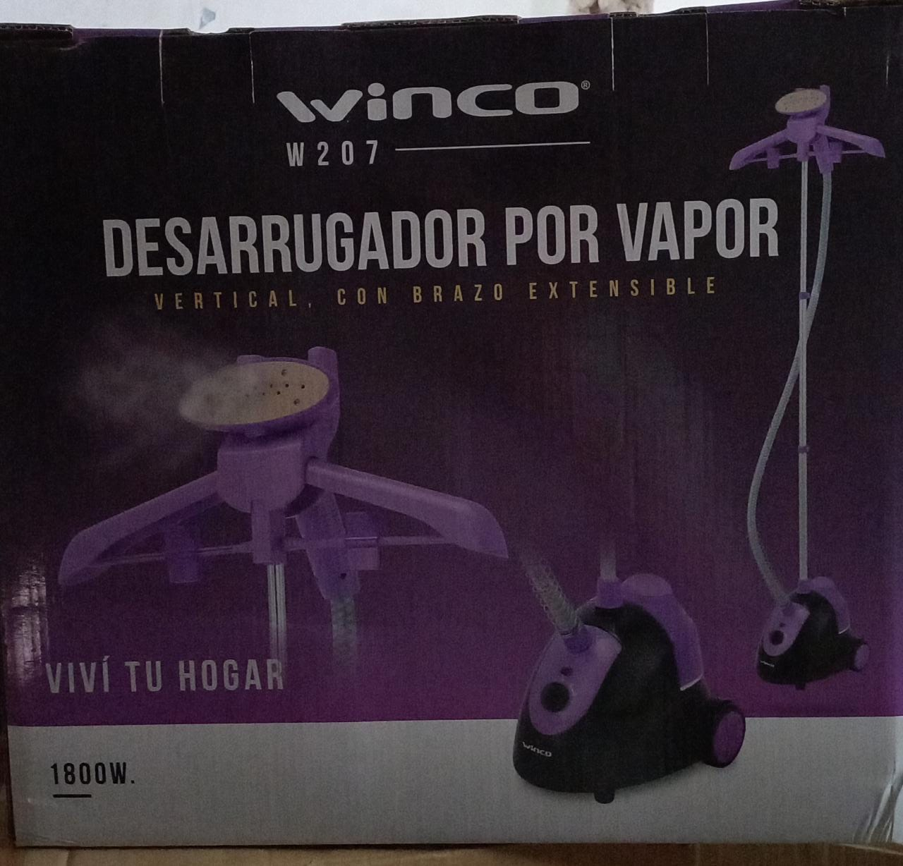 Vaporizador Desarrugador Vapor Plancha Vertical winco w207 - Imagen 2