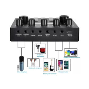 XY-V8S CONSOLA MEZCLADORA BLUETOOTH consola mixer