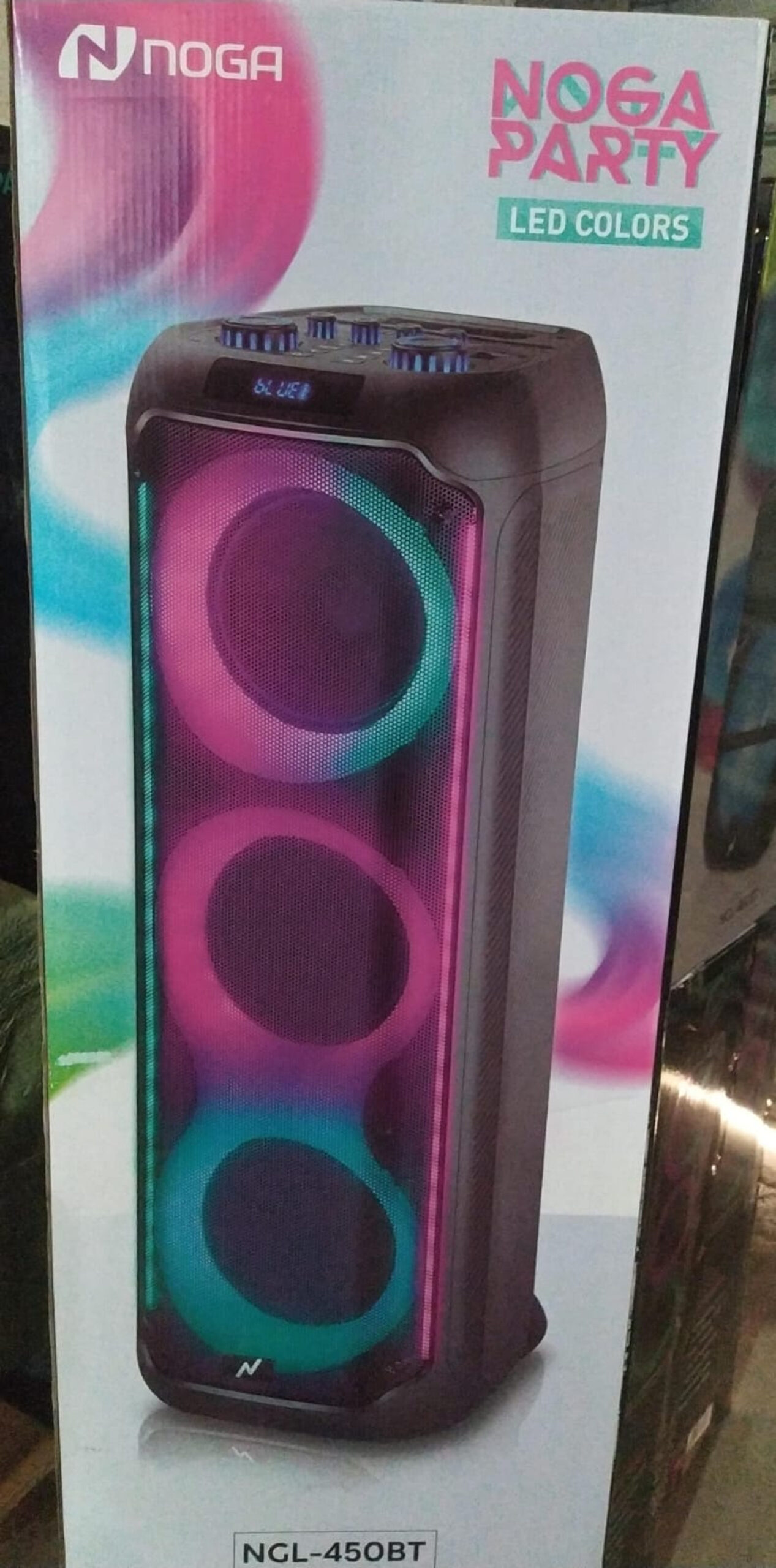 bafle parlante multimedia torre 3 x 8″ noga net ngl-450 bt