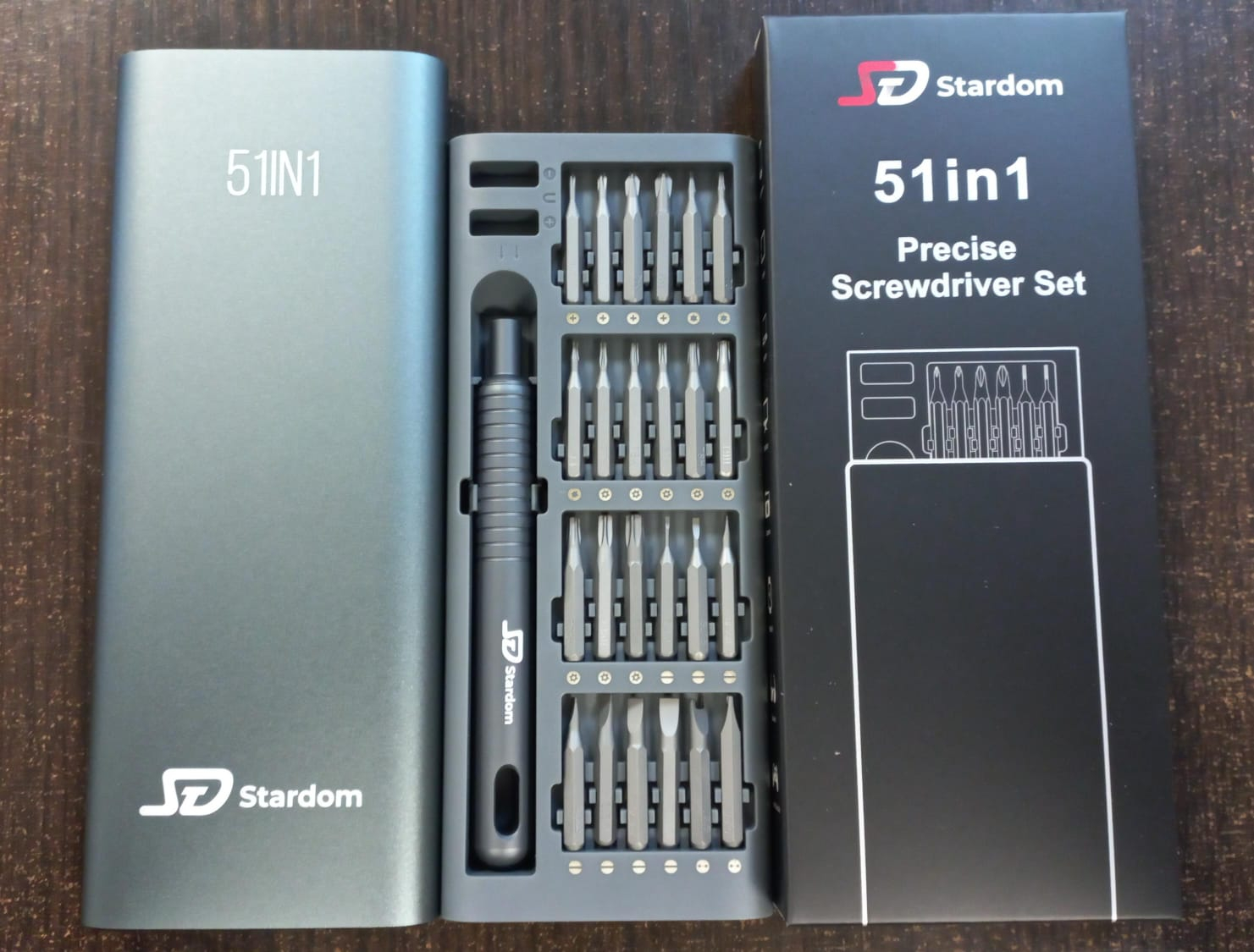 destornillador de precisión 51 en 1 aluminio imantado - Imagen 2