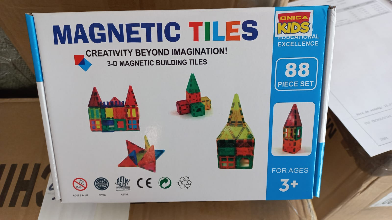 juego magnetic 88 piezas grandes (compatible con la ciudad) - Imagen 2