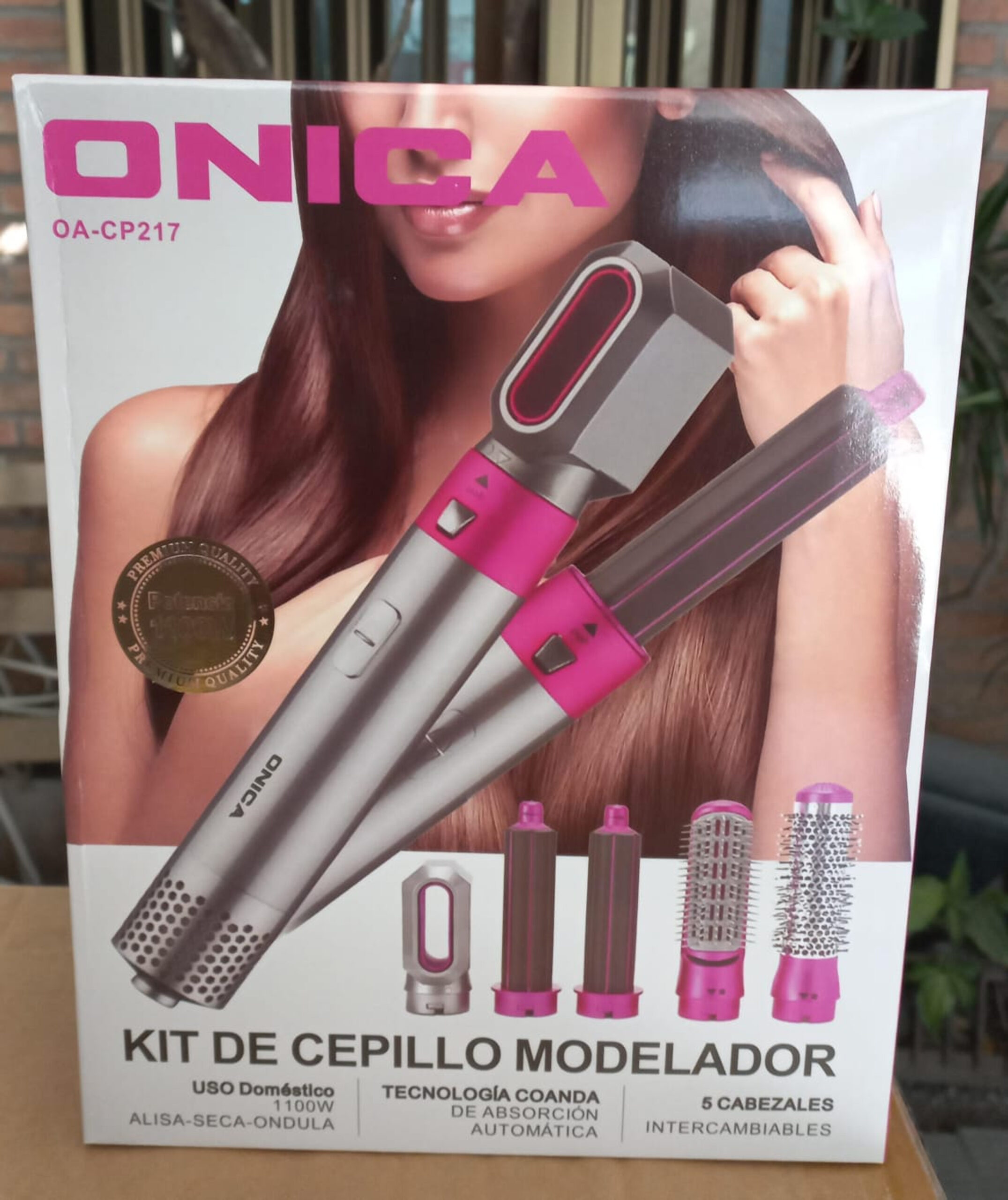 kit de cepillo moldeador 5 en 1 onica oa-cp217