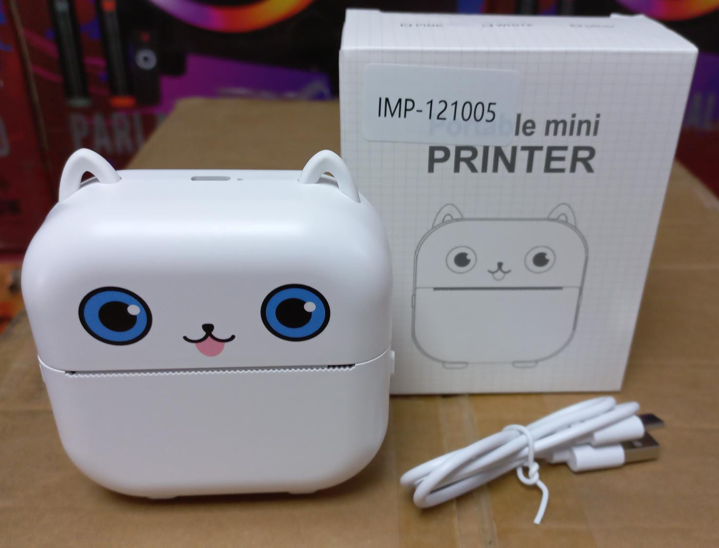 mini impresora termica de celuares blanco y negro 121016 - Imagen 2