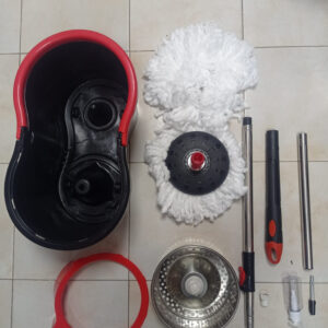 mopa con balde y estopa de repuesto