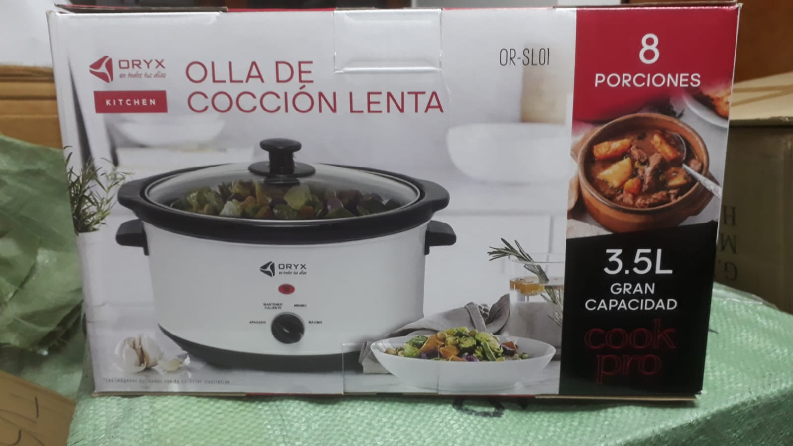 olla electrica de coccion lenta 3,5l or-sl01 - Imagen 2