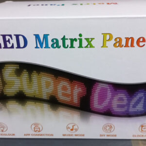 panel led programable multicolor flexible cartel
