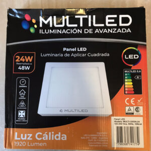 panel led rectangular frio multiled 300mm x 1200mm