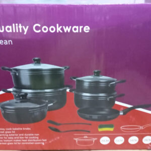 set de 5 ollas grandes + sarten + tapas is53605