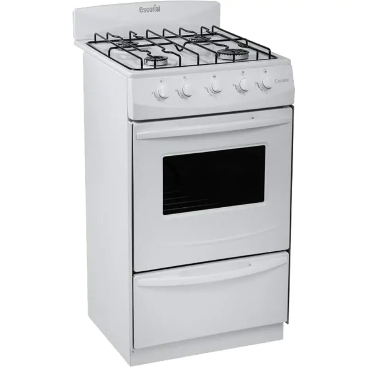 COCINA ESCORIAL CANDOR S2 GAS EMBASADO (GL) GARRAFA 51CM 4 HORNALLAS - Imagen 2