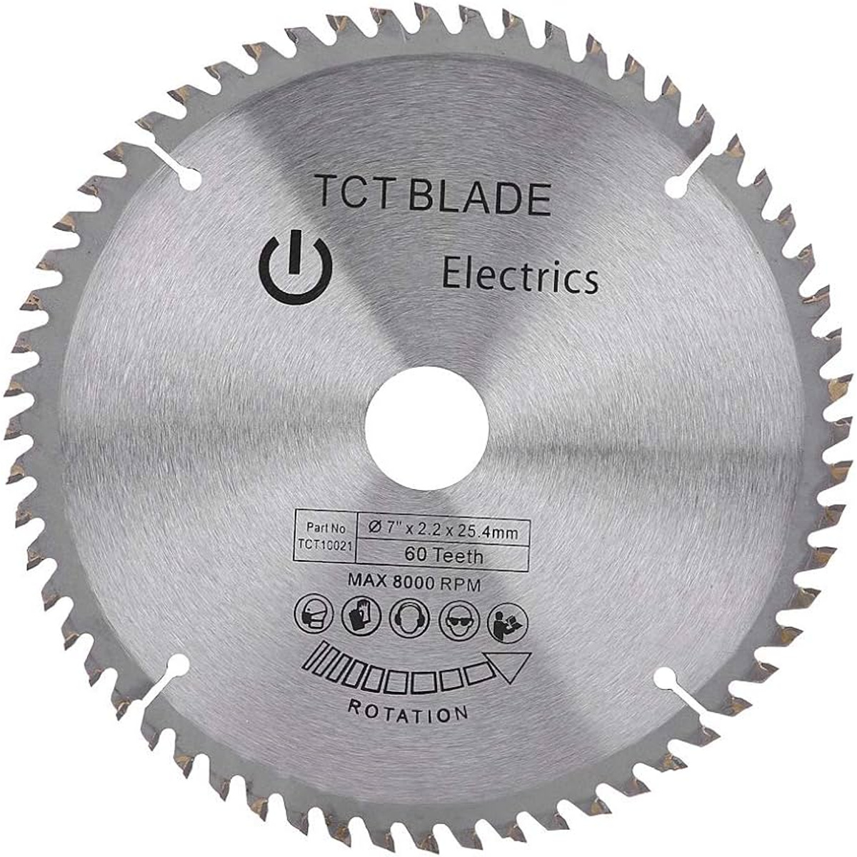 DISCO DE CORTE PARA MADERA 7 PULGADAS 180MM AV25061-25062 - Imagen 3