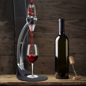 Decantador Para Vino Oxigenador Aireador Con Base Deco