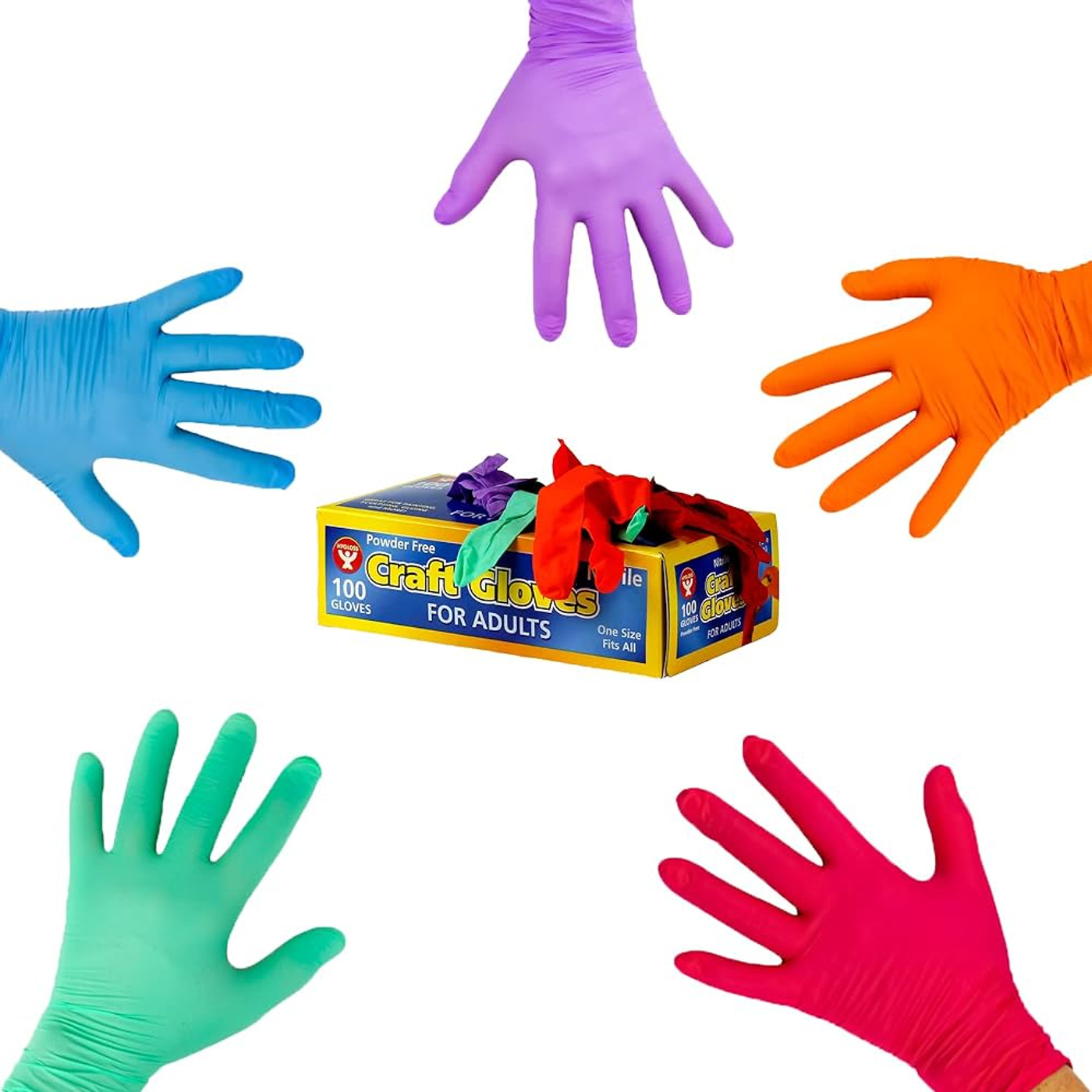 GUANTES COLORES NIÑOS Y ADULTOS
