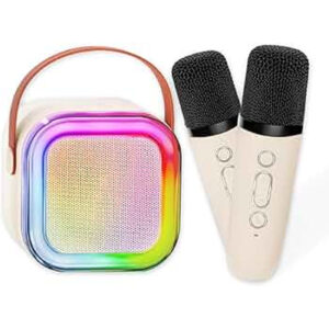 PARLANTE CON 1 MICROFONO KARAOKE K12