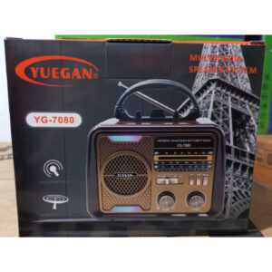PARLANTE ESTILO RADIO RETRO BLUETHOOT YG-7080