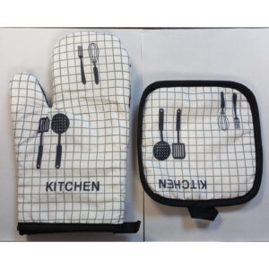 SET DE GUANTE Y AGARRADOR DE COCINA ZSC712