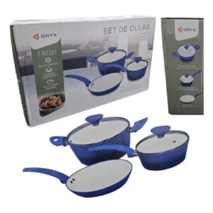 SET DE OLLAS 6 PIEZAS ORYX OR-CK700B