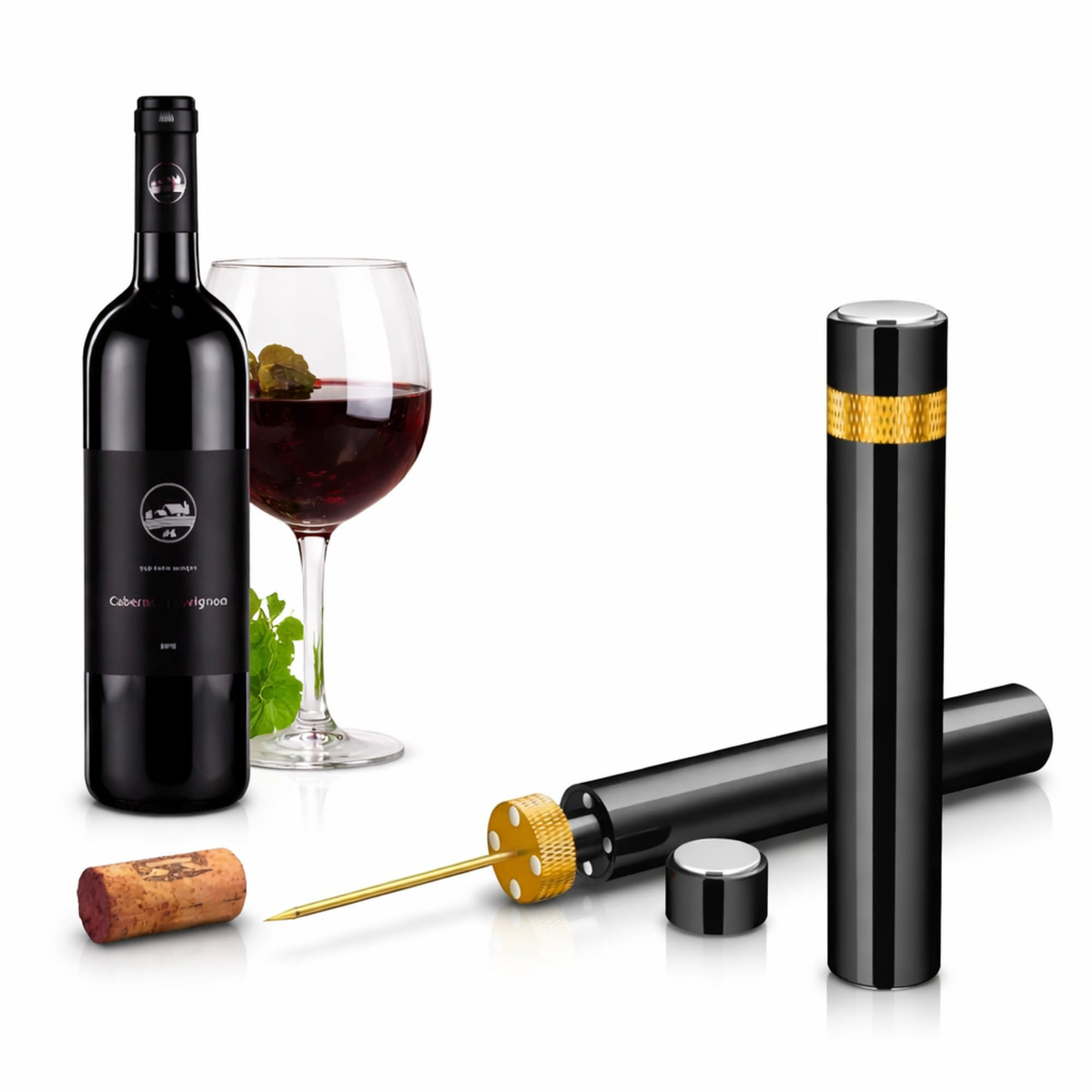 abridor de vino sacacorcho a presion - Imagen 3