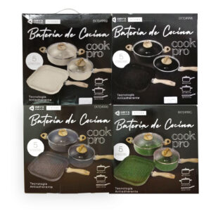 bateria de cocina oryx ekt0499D GRIS