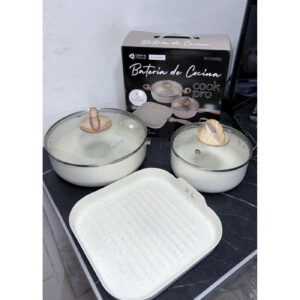 bateria de cocina oryx ekt0499w BLANCA