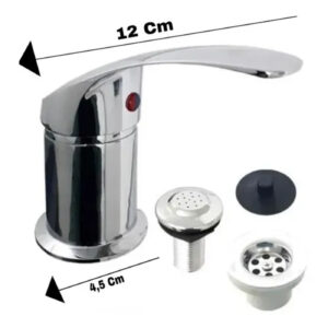 griferia de bidet monocomando con accesorios 380bt