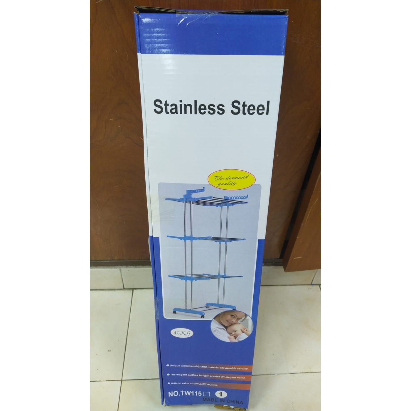 tender  vertical 3 estantes hasta 40 kg metalico con ruedas