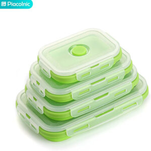 4 PCS Recipientes de Silicona Plegable ss41