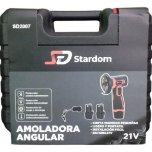 Amoladora Angular Vertical Stardom Sd2007 inalambrica con bateria recargable