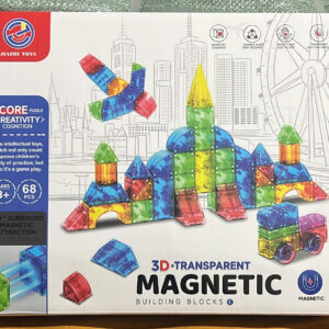 BLOQUES MAGNETICOS 68 PIEZAS HYJJ7702 CUBE