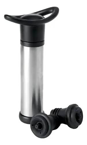 Bomba de Vacío Para Botellas de Vino Con 2 Tapones gn-0122