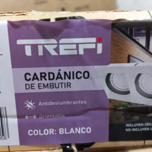 CARDANICO DE EMBUTIR 2 LUZ BLANCO