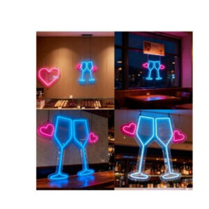 CARTEL NEON LED 687 BRINDIS 35X4