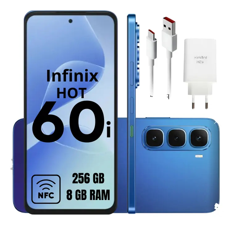 CELULAR INFINIX HOT60I 256GB/8GB SIN DESCUENTO 6,7″