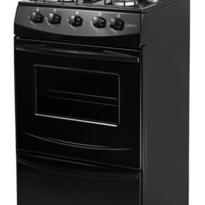 COCINA ESCORIAL CANDOR S2 BLACK GAS EMBASADO (GL) GARRAFA 51CM 4 HORNALLAS