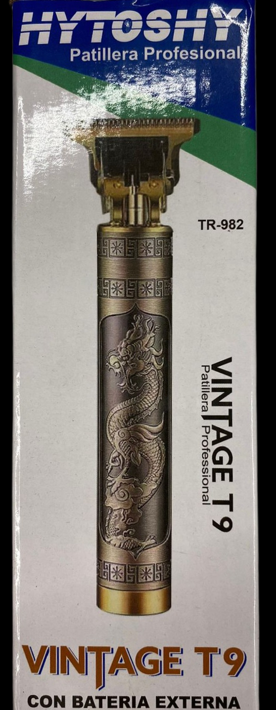 CORTA PELO PATILLERA VINTAGE T9 METALICA mod 776