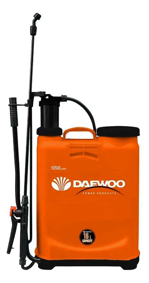 FUMIGADOR PULVERIZADOR ROCIADOR MANUAL A PRESIÓN 16L DAEWOO DAMS16K