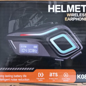INTERCOMUNICADOR BLUETOOTH K08 PARA CASCO DE MOTO FM