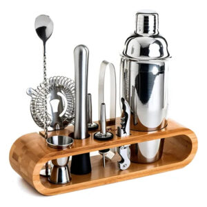 Juego de Cocteleria de 9 Piezas 550 ml Acero Inox X12